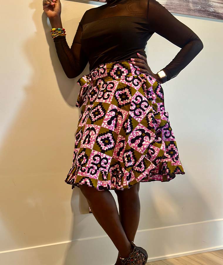 Africa Clothing Wrap Skirt