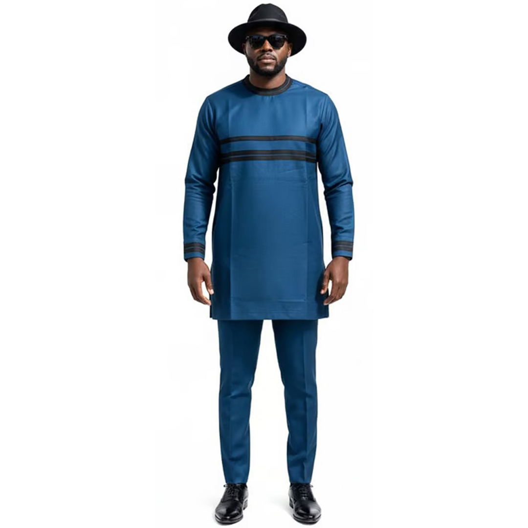 Men’s Teal Blue Senator Suit