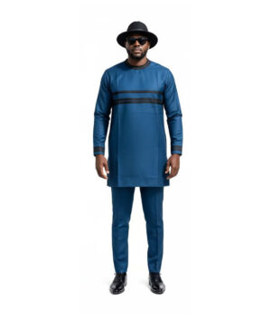 Men’s Teal Blue Senator Suit