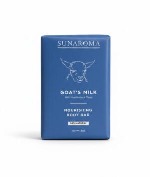 Sunaroma Goat’s Milk Soap & Manuka Honey Nourishing Body Bar Soap