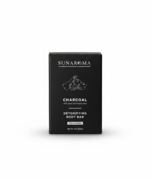 Sunaroma Charcoal Detoxifying Body Bar – 8oz