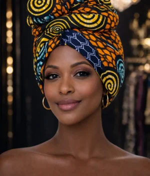 Authentic Ankara Print Cotton Headwrap