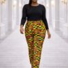 WhatsApp Image 2026-02-10 at 10.44.45 AM African Kente Print High-Waisted Trousers – Slim Fit Yellow and Green Ankara Tailored Pants