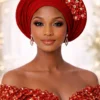 1b Premium African Wedding Gele Headwrap