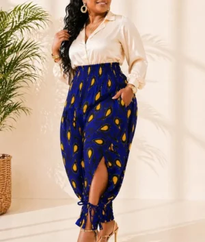Royal Opeyi African Print Balloon Pants