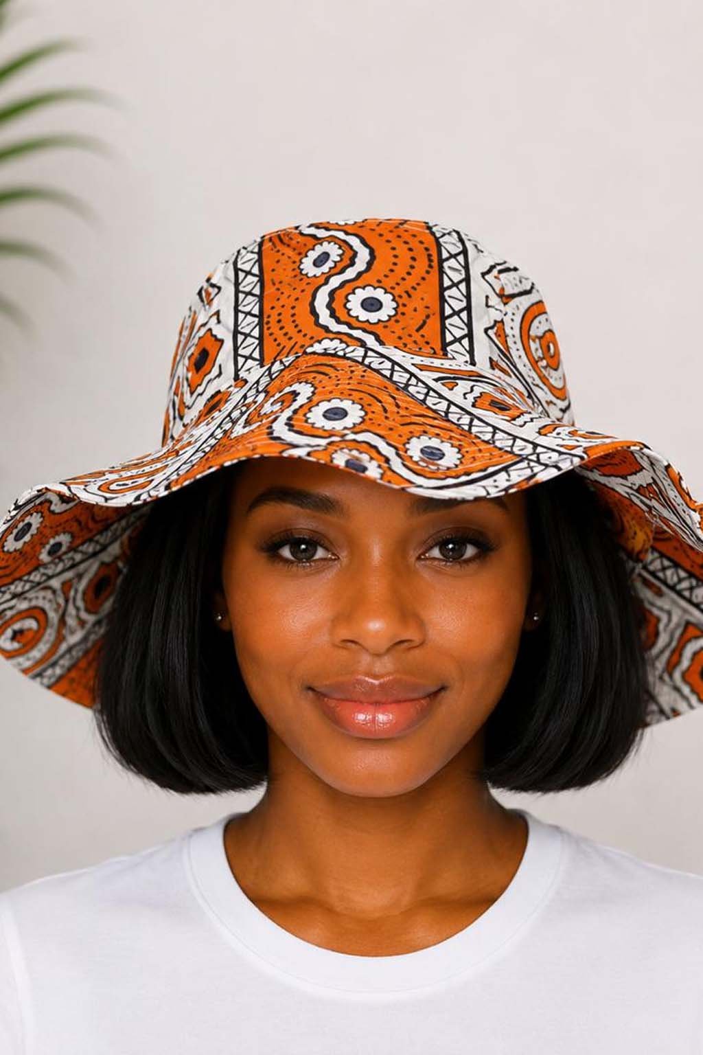 African Print Sun Bucket Hat 4 African Print Sun Bucket Hat - Image 4