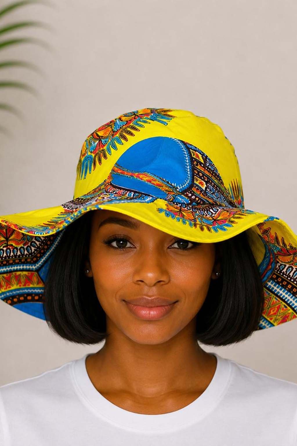 African Print Sun Bucket Hat 2 African Print Sun Bucket Hat - Image 2