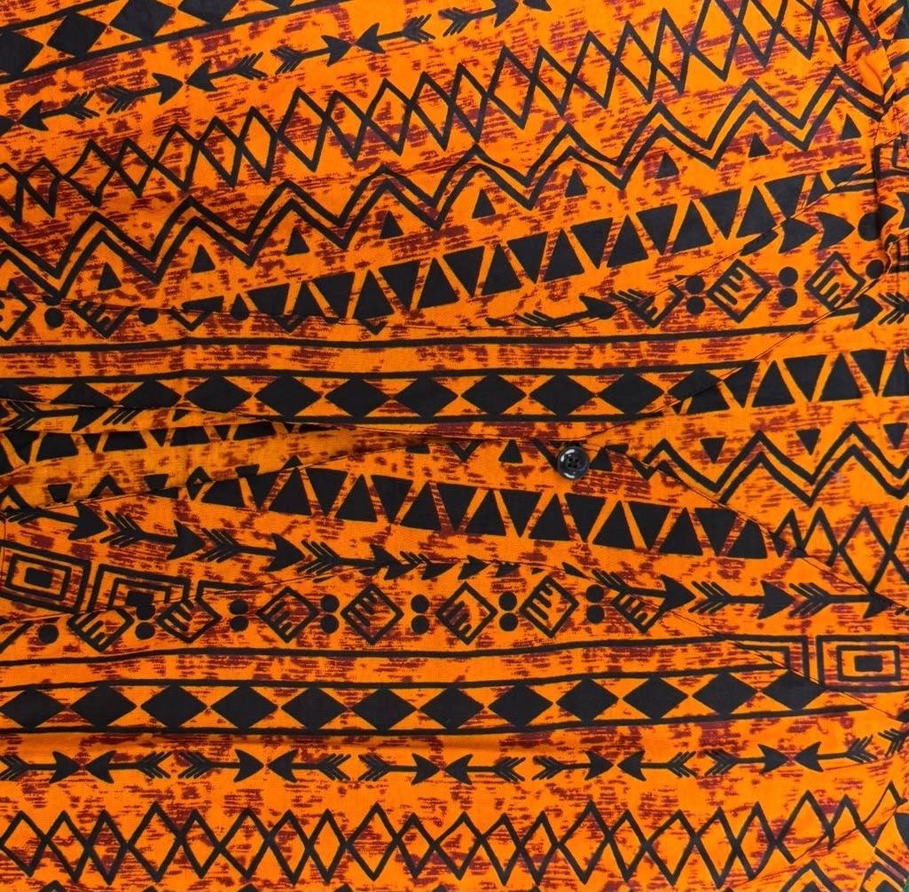 The Zola Ankara 3-Piece Co-Ord Set (Available with or without Slit). 5 A Woman Wearing The Zola Ankara 3-Piece Co-Ord Set (Available with or without Slit).